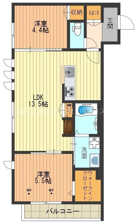 ミリアージュ 間取り図