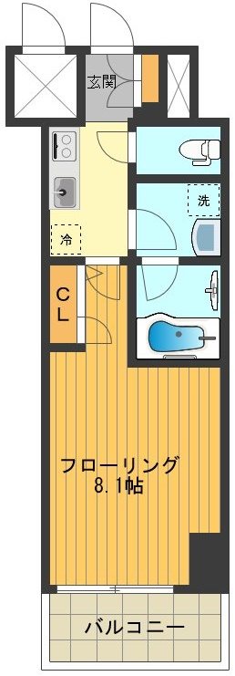 シャーメゾンステージ日野 1003号室 間取り