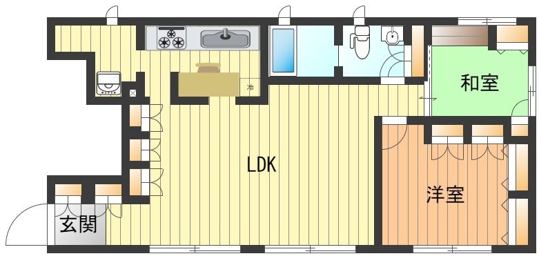 ハーシュハウス 間取り図