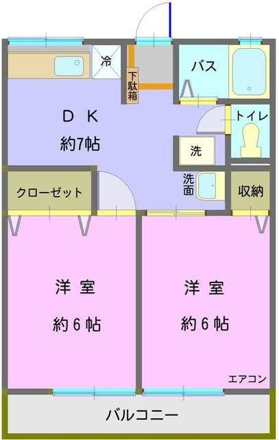 アニバーサリー 間取り図
