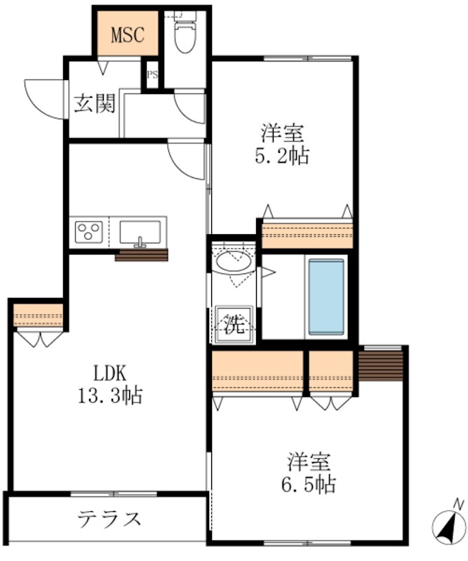 ESPOIR 間取り図