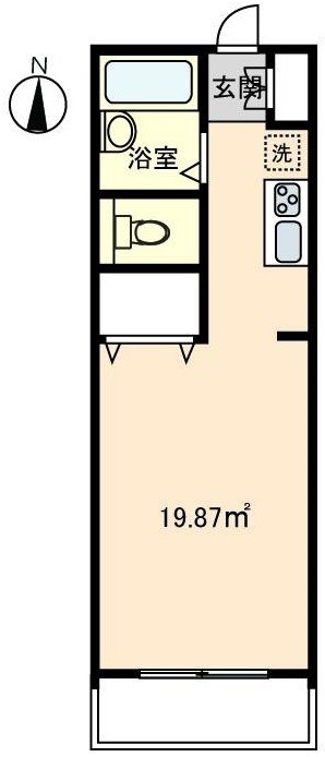 レミントンテラスB 間取り図