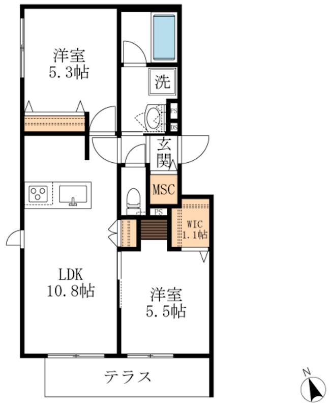 Ａ・ｆｒｉｅｎｄ 間取り図