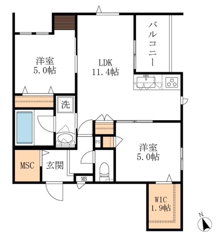 Ａ・ｆｒｉｅｎｄ 間取り図