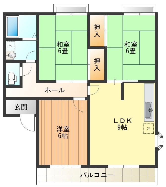 グリーンパークみよし 間取り図