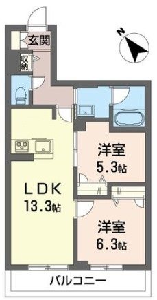 グレース　セゾン 間取り図