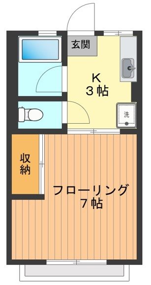 シティハイムホープ 間取り図