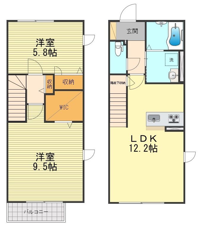 モンパラスト 間取り図