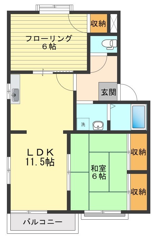 メゾンシルクB 間取り