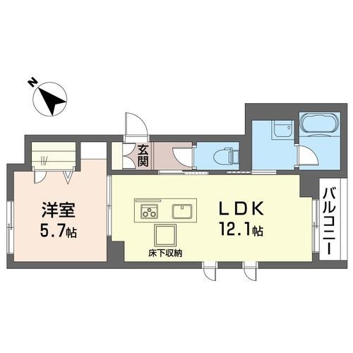 サンコリーヌ立川 間取り図