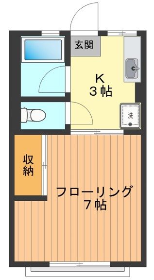 シティハイムホープ 間取り図