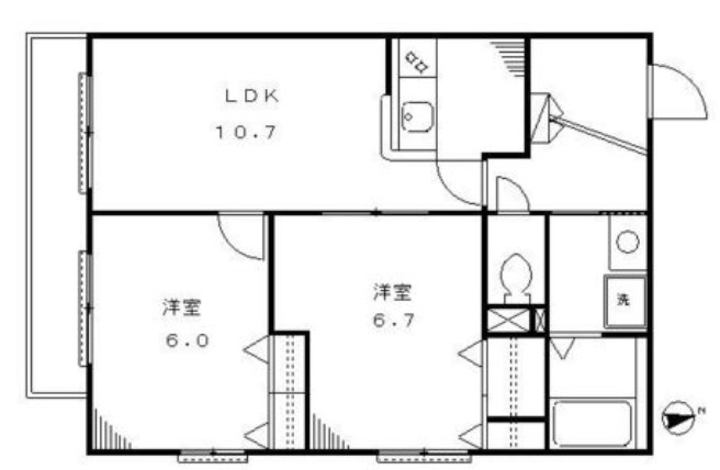 Ｍ　ＦＬＡＴ 間取り図