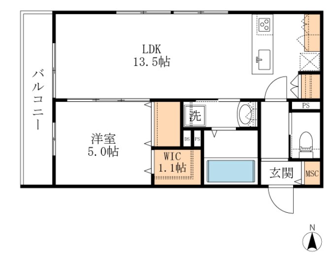 仮称）玉川町５丁目へーベルメゾン 間取り図