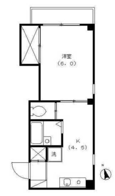 本町ハイツ 間取り図