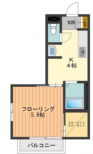 ジュピター片倉壱番館 間取り図