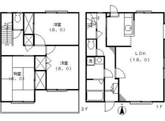 ガーデンズコート立川C 間取り図