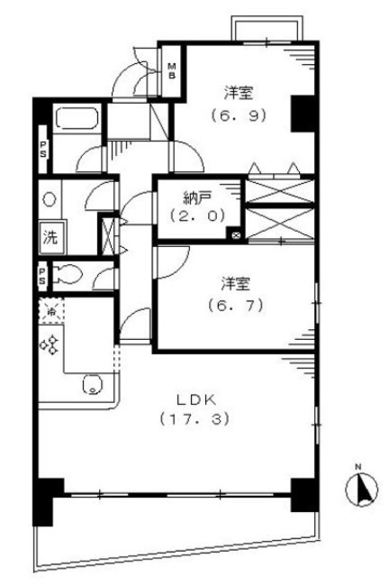 メゾン・カルム 間取り図