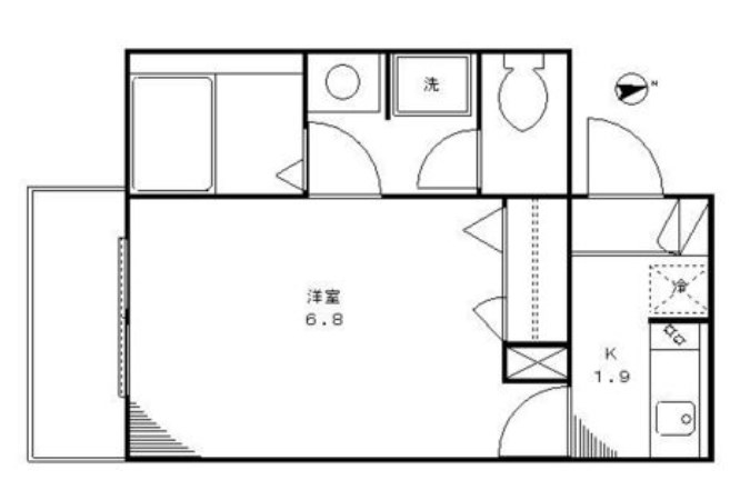 Ｍ　ＦＬＡＴ 間取り図