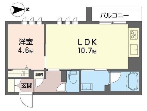 グランコスモ八王子 間取り図