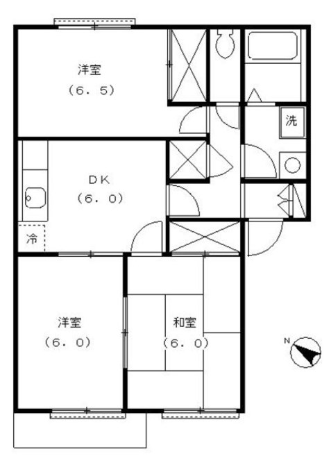 メゾン朝倉野 間取り図