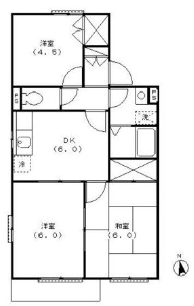 グランドール・コスモ 間取り図