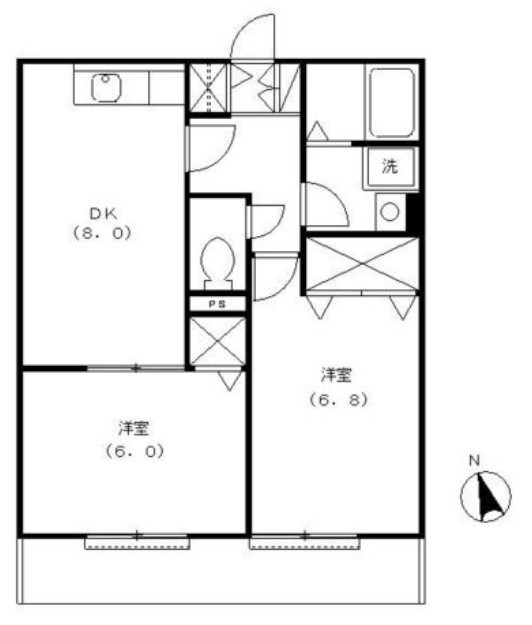 Ｐａｒｋ　Ｓｏｕｔｈ 間取り図