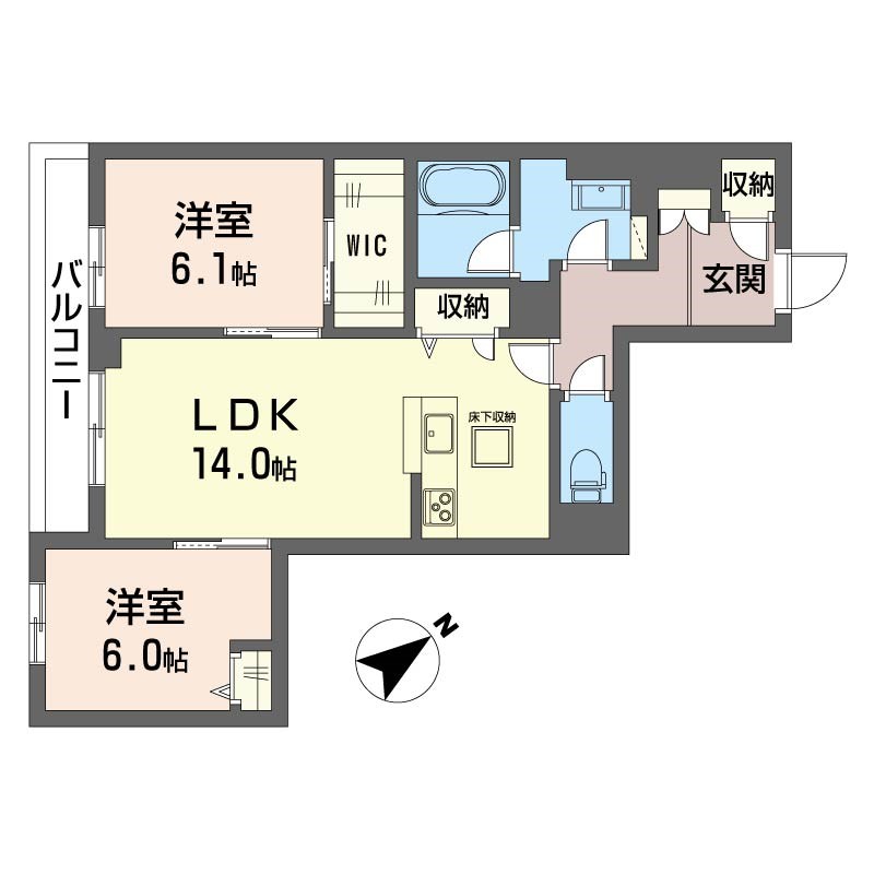 エターナル高松 間取り図