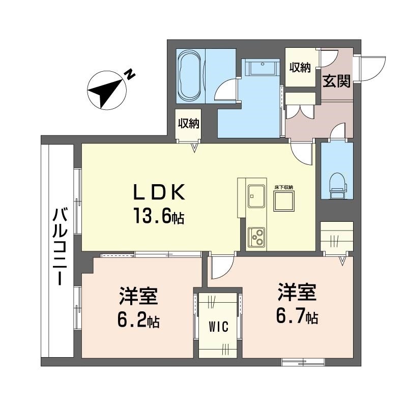 エターナル高松 間取り図