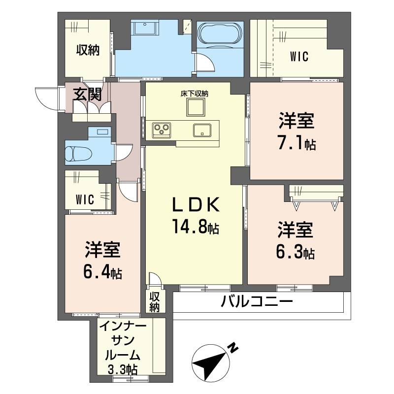 エターナル高松 間取り図