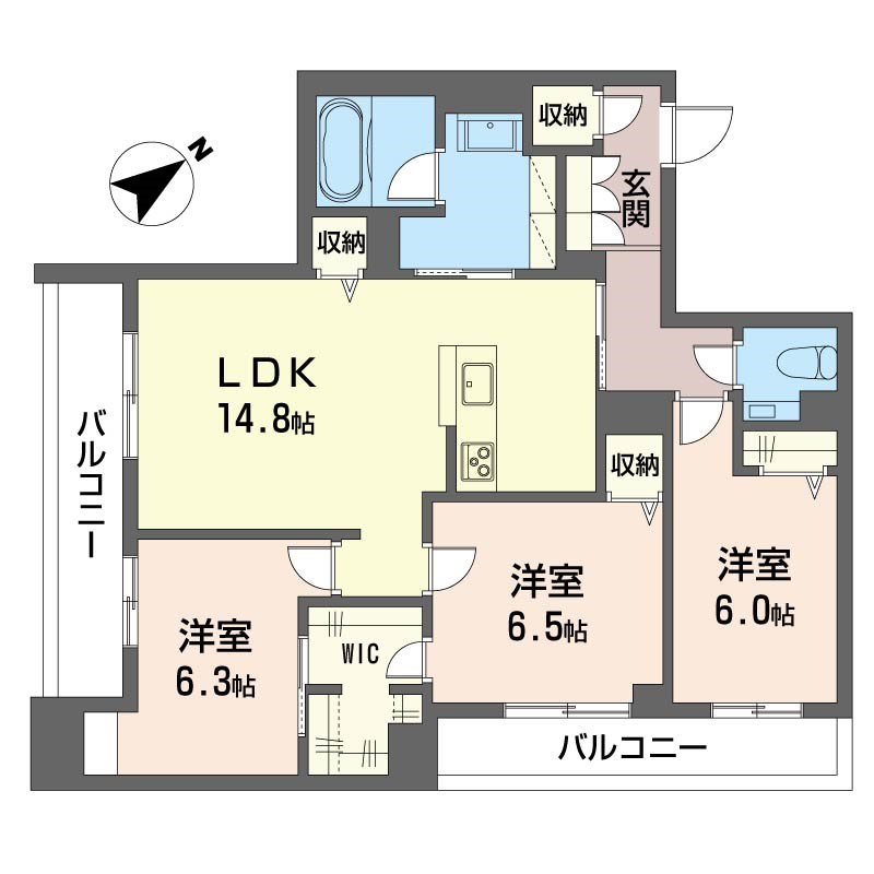 エターナル高松 間取り図