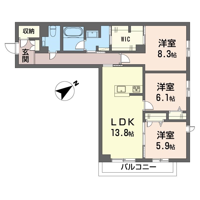 エターナル高松 間取り図