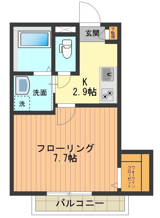 Fleurir 間取り図