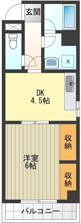 ファインズコート福生 間取り図