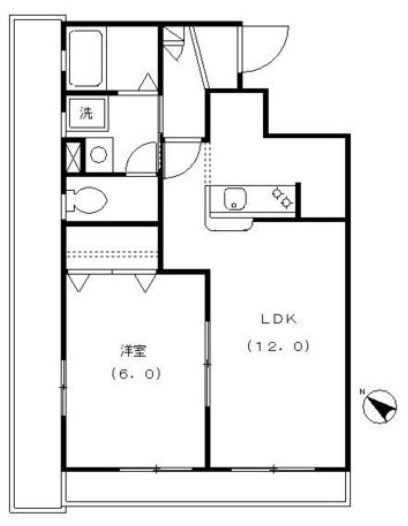 Kハウス 間取り図