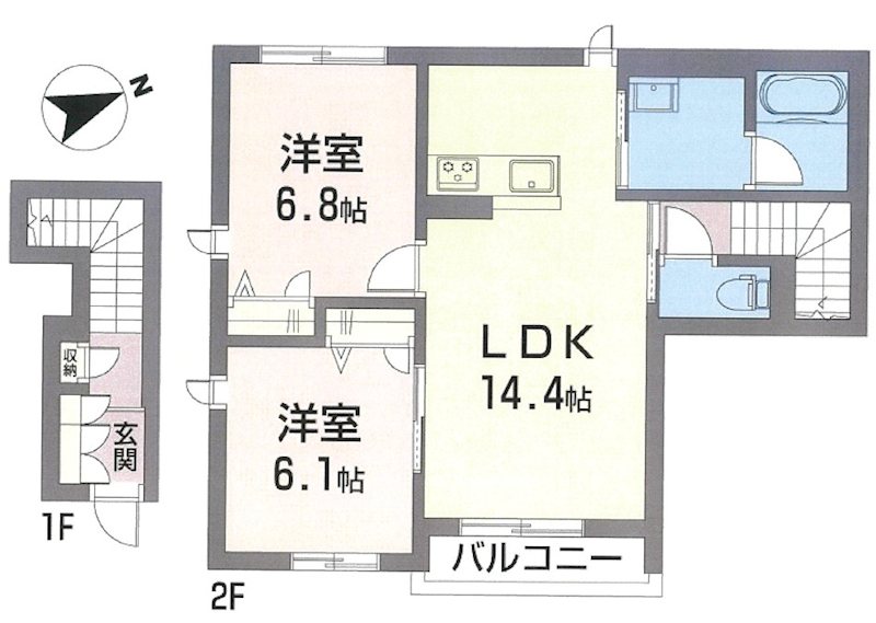 ドマーニ南大沢 間取り図