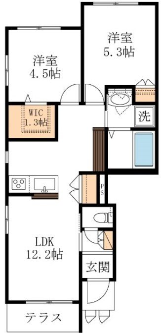 ノーザンローレル 間取り図
