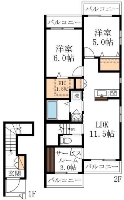 ノーザンローレル 間取り図