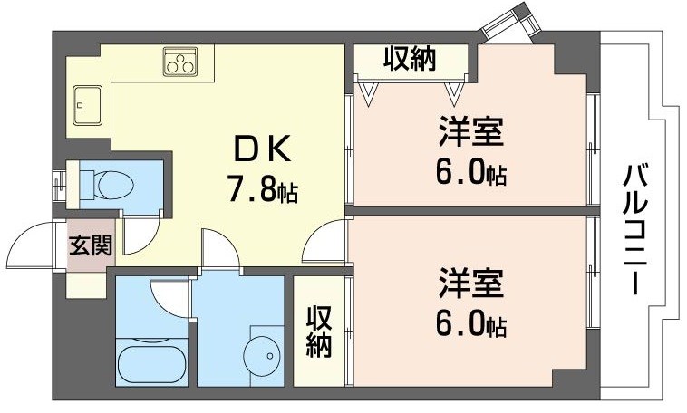 国立クリスタル石川 間取り図