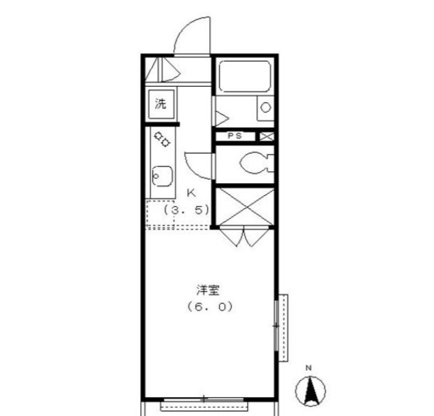 メゾンケーワイ 間取り図