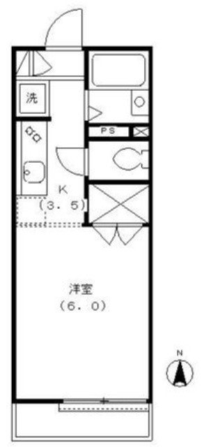 メゾンケーワイ 間取り図