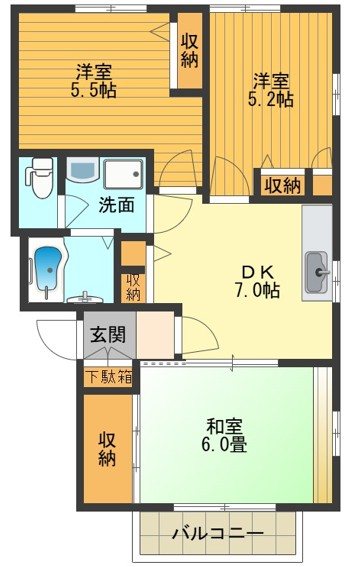 ウインドワード 間取り図