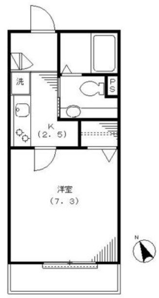 ＫＯＭＡＺＡＷＡメゾン 間取り図
