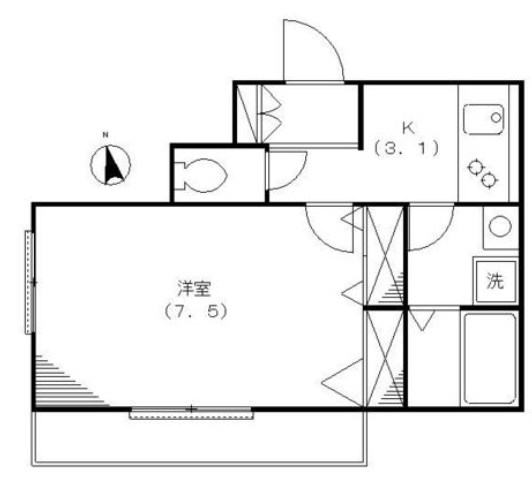 ミラフローレス 間取り図