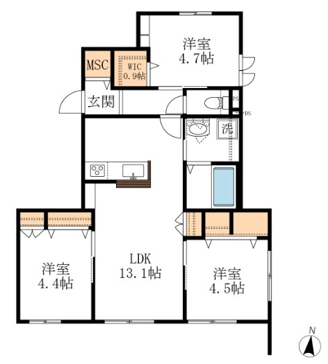 ブルーム　ケイ 間取り図
