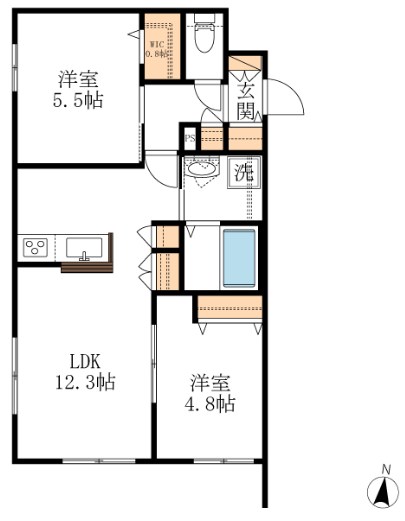 ブルーム　ケイ 間取り図