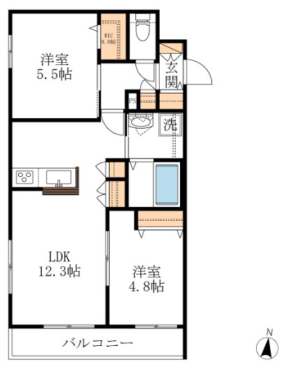 ブルーム　ケイ 間取り図