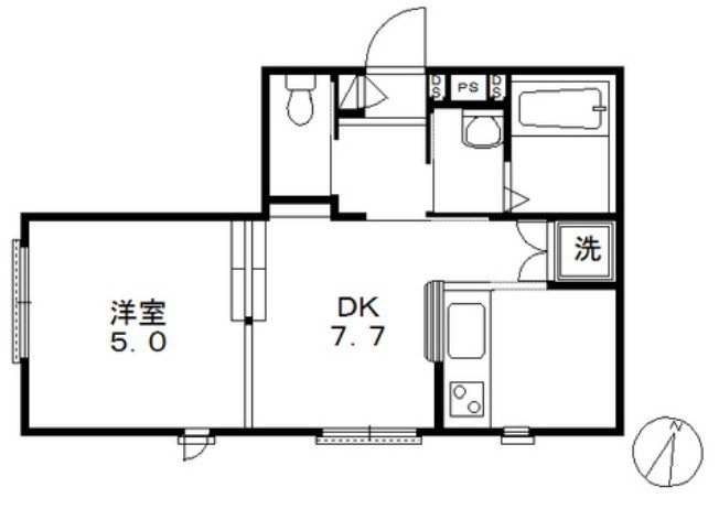 ボヌール 間取り図