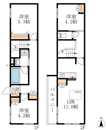 （仮称）柏町３丁目へーベルメゾン 0101号室 間取り