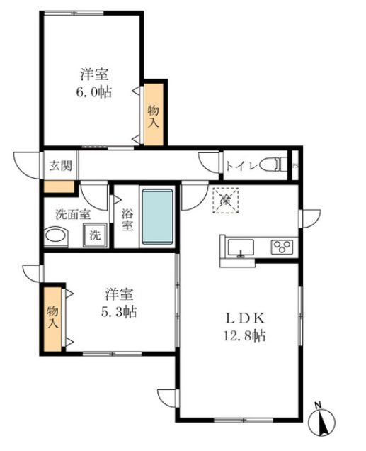 Ｌｉｅｎ　Ｄｕｅｘ 間取り図