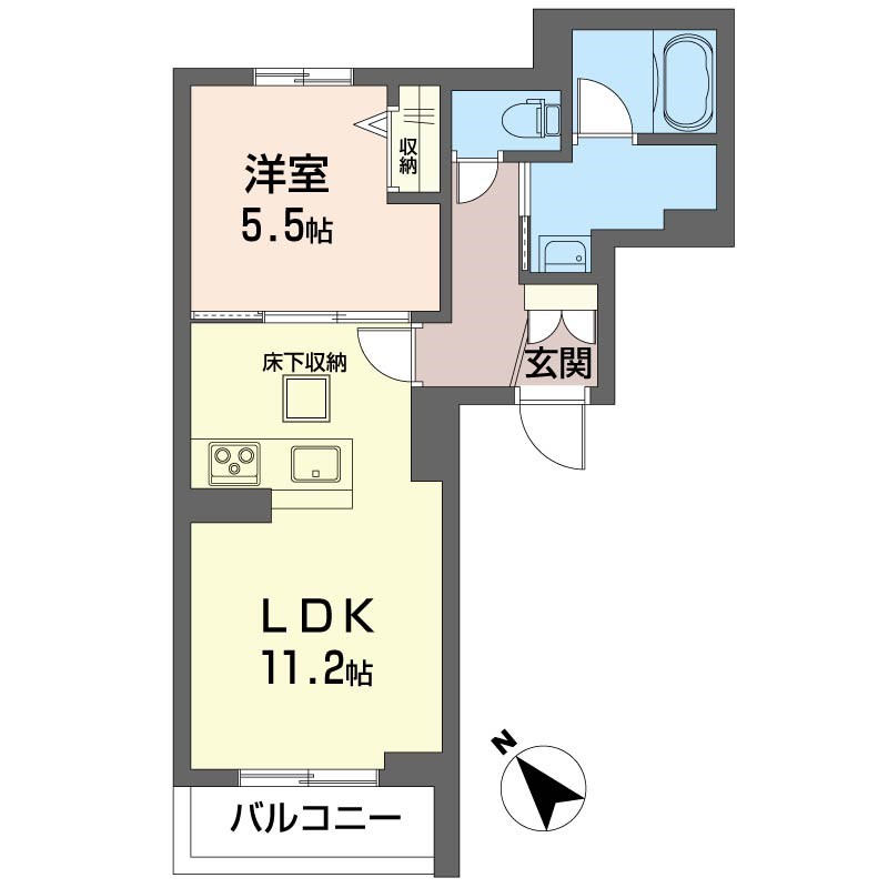 ラ・シャンス 間取り図